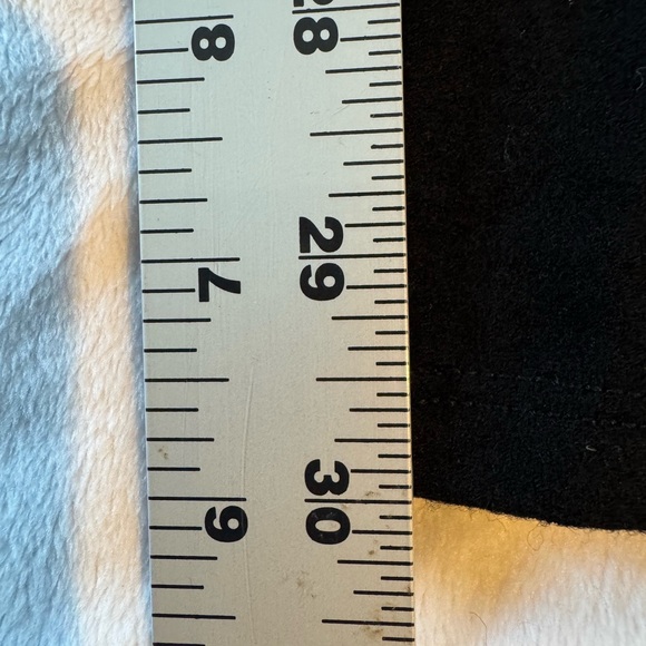 Eileen Fisher Pants Womens Large Black Boiled Wool Side Zip Wide Leg Classic - Picture 8 of 12